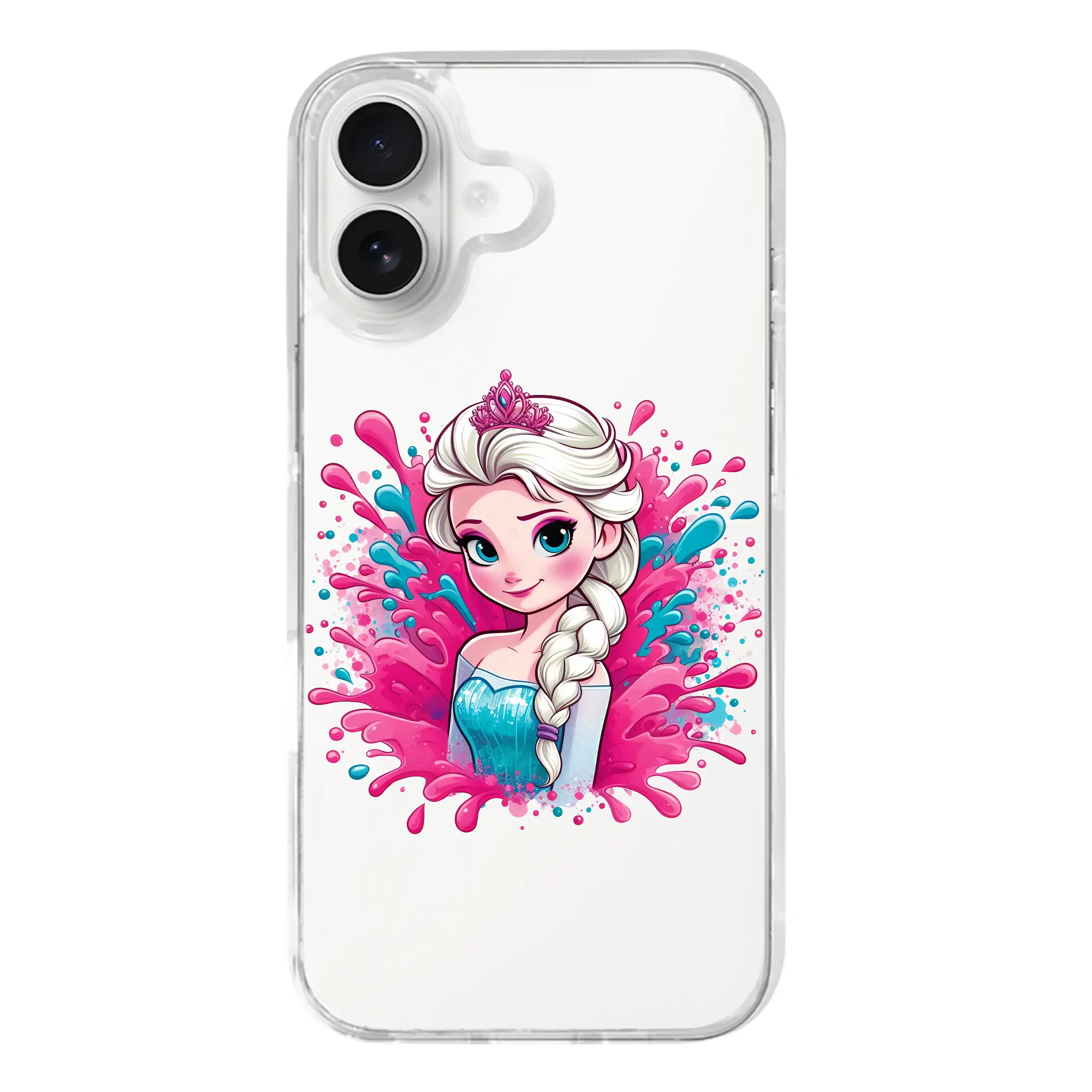アナと雪の女王(Frozen) グッズ エルサ(Elsa) - iPhone 17シリーズ 透明スマホケース – 薄型・耐衝撃・精密フィット保護カバー